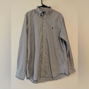 Polo Ralph Lauren Red Green Blue Plaid Shirt Size L